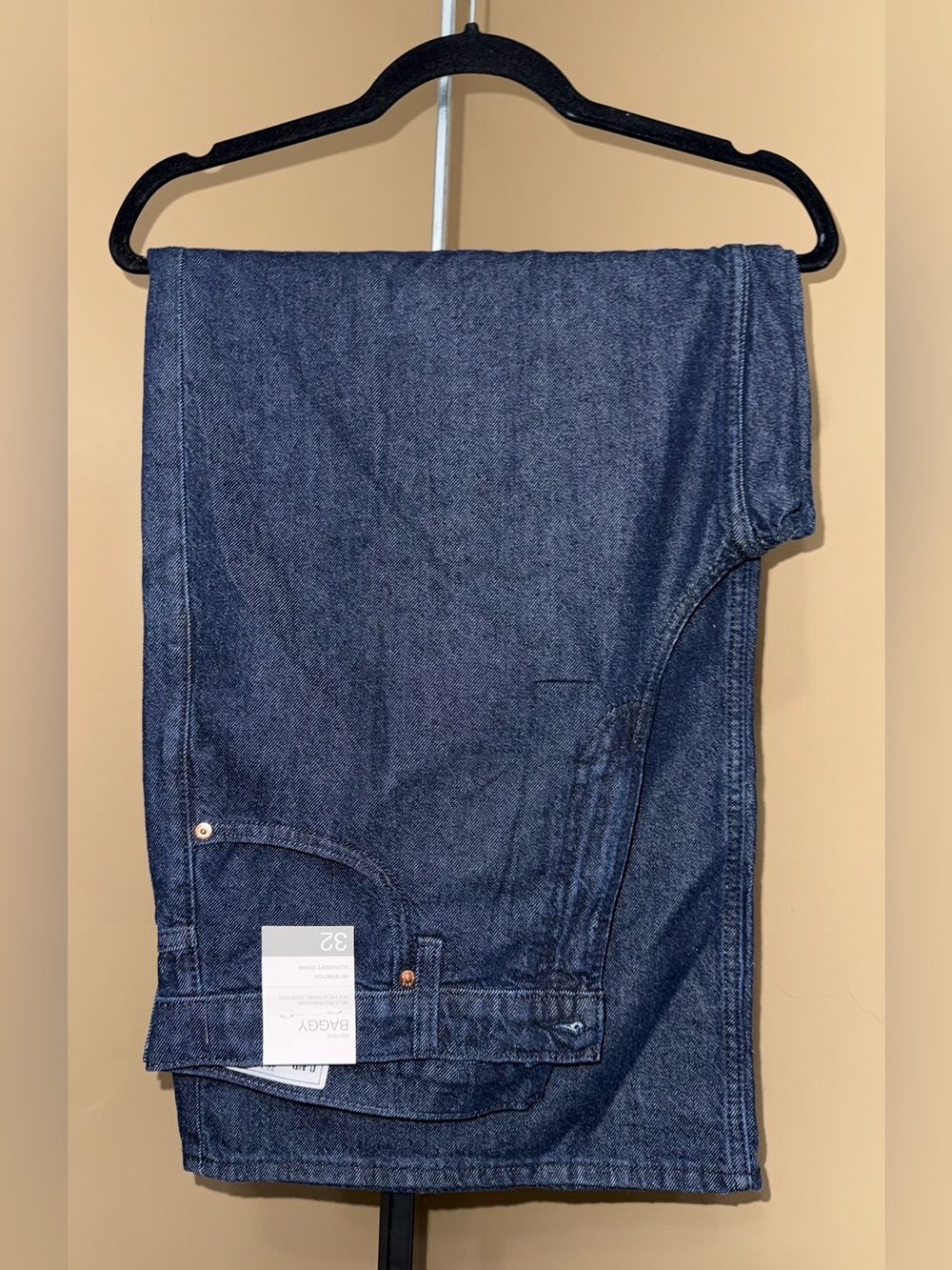 NWT GAP Women’s Baggy Dark Blue wide leg Jeans. Size 14R. - Picture 2 of 9